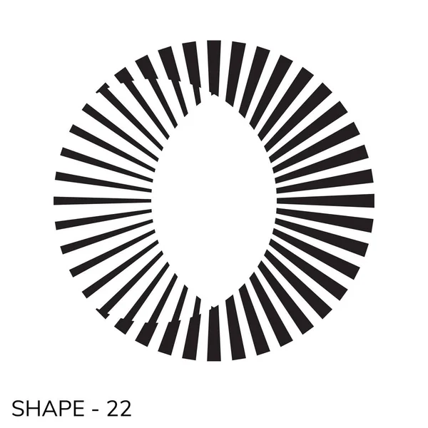 単純な幾何学的形状 — ストックベクタ