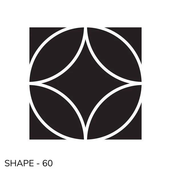 简单的几何形状 — 图库矢量图片