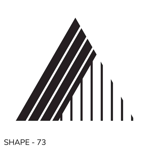 Eenvoudige geometrische vorm — Stockvector