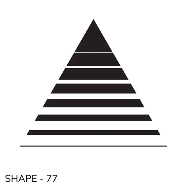 Forma geométrica simples — Vetor de Stock
