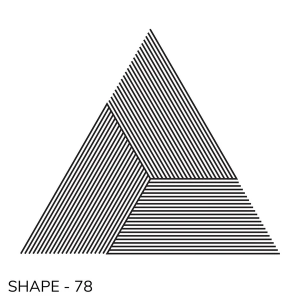 Forma geométrica simple — Vector de stock