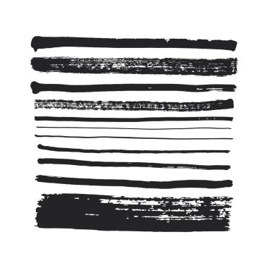 fırça konturları seti