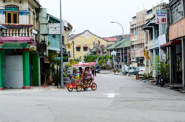 Penang, Malasia arquitectura calles estrechas — Foto de Stock