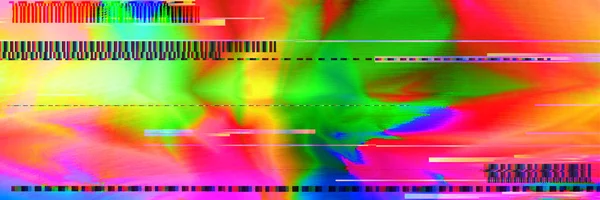 Colorato glitch sfondo astratto — Vettoriale Stock