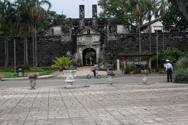 Vie quotidienne des Philippins dans la ville de Cebu Philippines — Photo