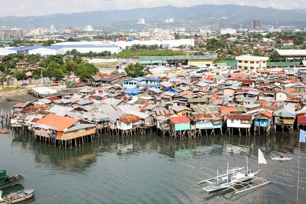 Settlement on water in Cebu city Philippines