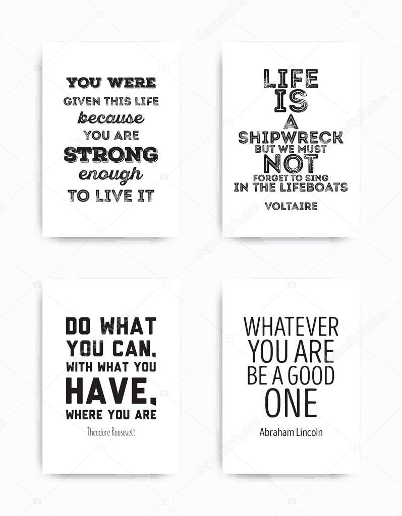 Set posters quote