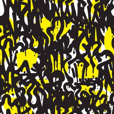 Dikişsiz desen grafiti