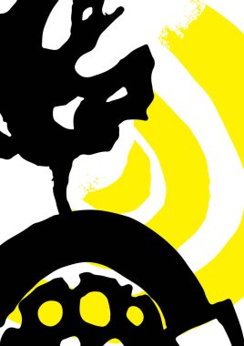 Basit dekoratif el yapımı arka plan