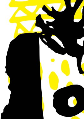 Basit dekoratif el yapımı arka plan