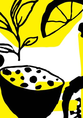 Basit dekoratif el yapımı arka plan