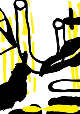 Basit dekoratif el yapımı arka plan