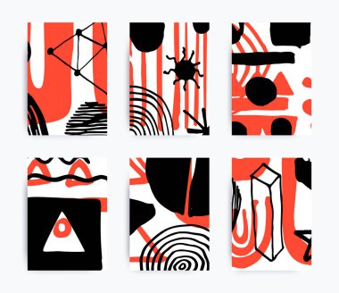 Dekoratif el yapımı arka kümesi 