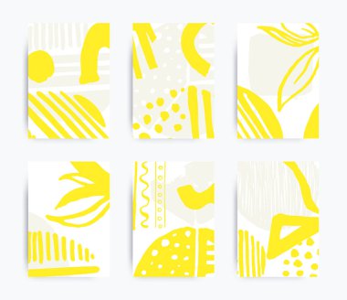 Dekoratif el yapımı arka kümesi 