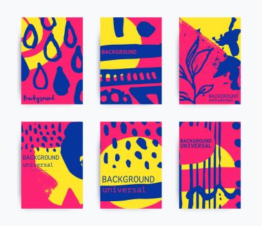 Dekoratif el yapımı arka kümesi 