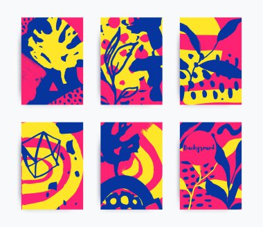 Dekoratif el yapımı arka kümesi 