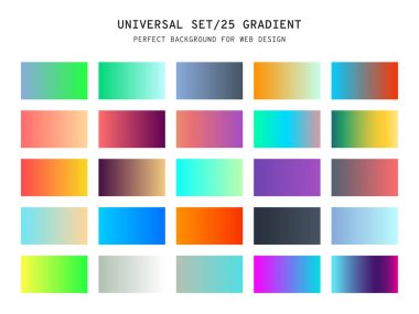 Evrensel degrade arka plan tasarımı için