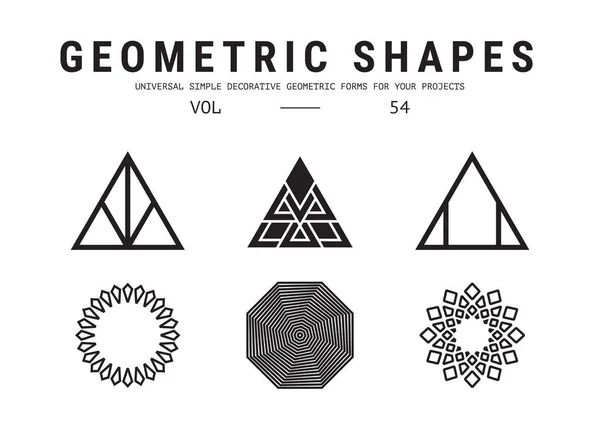 普遍的几何形状套 — 图库矢量图片