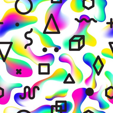 Sıvı renk seamless modeli modern 