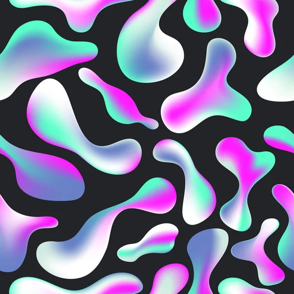 현대 액체 색상 완벽 한 패턴 — 스톡 벡터