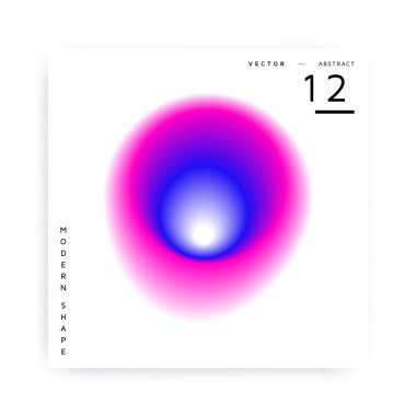 Soyut vektör modern renkli şekli