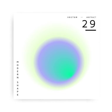 Modern renkli tasarlamak vektör şekli