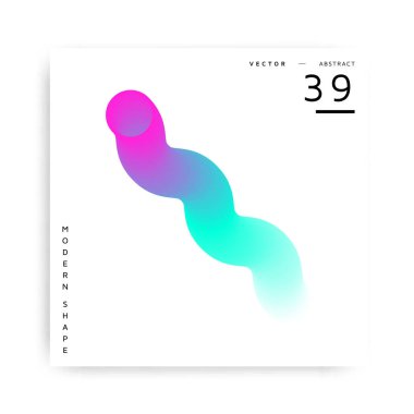 Modern renkli tasarlamak vektör şekli