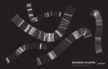 Şekiller geometrik arka plan bilim teknoloji 