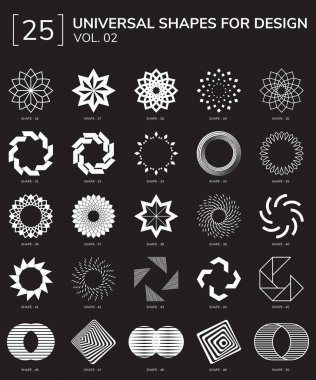 Geometrik şekiller logosu