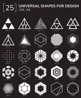 Geometrik şekiller logosu