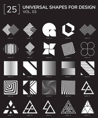 Geometrik şekiller logosu