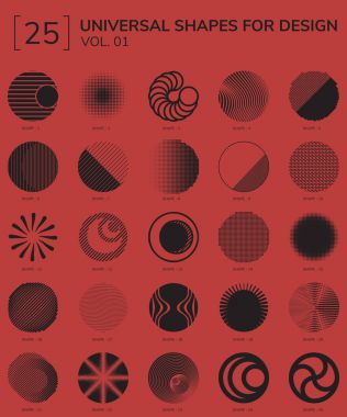 Geometrik şekiller logosu