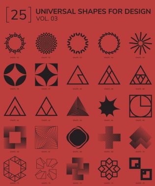 Geometrik şekiller logosu