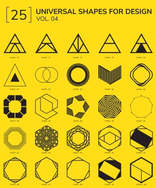 Geometrik şekiller logosu