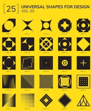 Geometrik şekiller logosu