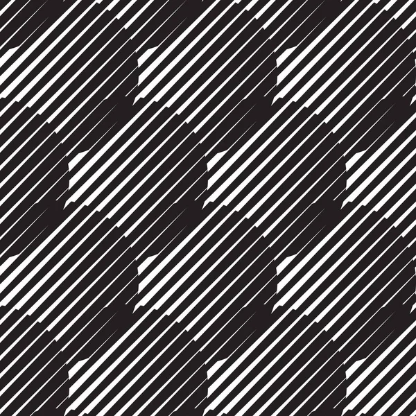 普遍的な黒と白の抽象的な形を繰り返し — ストックベクタ