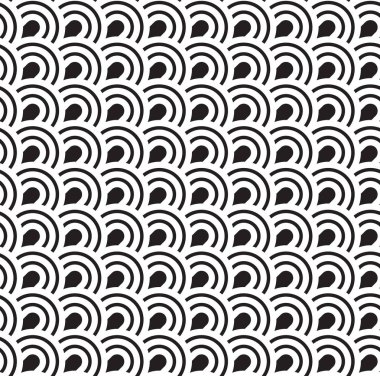 Kesintisiz geometrik desen. Vektör soyut klasik yinelenen 