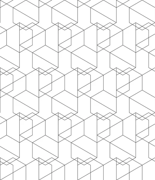 Vector abstrait répétant fond classique en noir et blanc — Image vectorielle