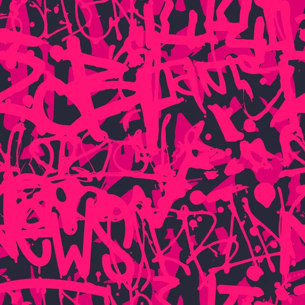 Векторний графіті безшовний візерунок з абстрактним барвистим яскравим т — стоковий вектор
