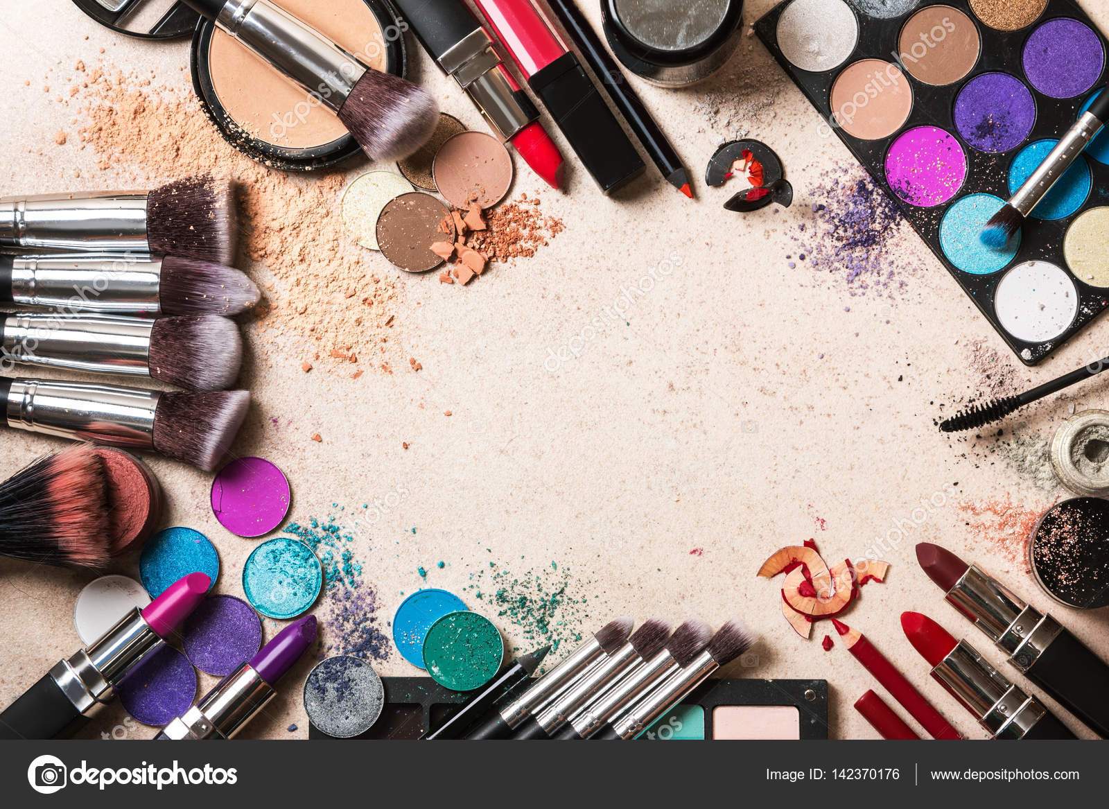 Different makeup products ⬇ Stock Photo, Image by © AY_PHOTO 142370176