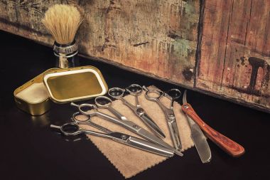 Kuaför Salonu farklı ekipman