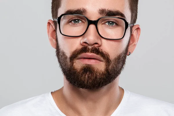 Mann mit Brille — Stockfoto