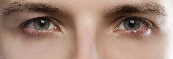 Closeup Male Eyes Beauty Healthcare — Stock Photo, Image