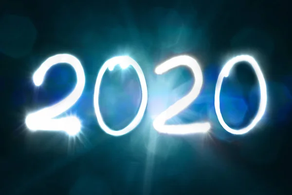 2020年新年前夜2，20，000 — 图库照片