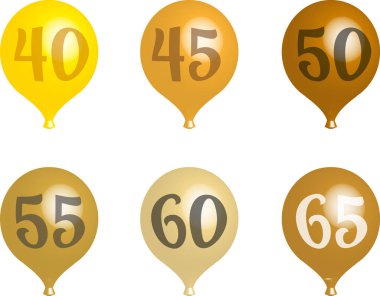 Balon yıldönümü doğum günü şöleni