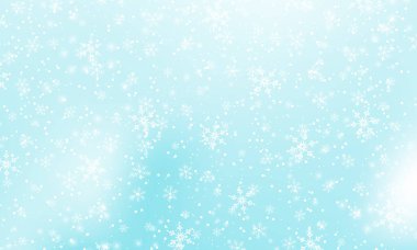 Kar arka planı düşüyor. Vektör illüstrasyonu