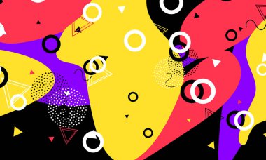 Basit bir dekor. Mürekkep Dekoratif Afişi. Sıvı 