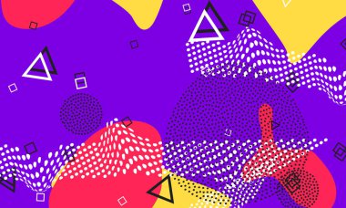 Mor Dekor. Geometrik desen. Mercan 