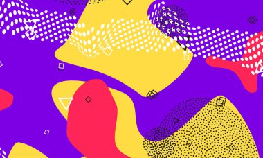 90 'ların baskısı. Retro Şablonu. 