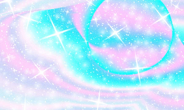 Μονόκερο ουράνιο τόξο. Βέκτορ. Φανταστικό σύμπαν — Διανυσματικό Αρχείο